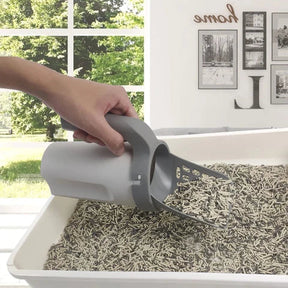 Pá Higiênica para Gatos com Dispenser Embutido